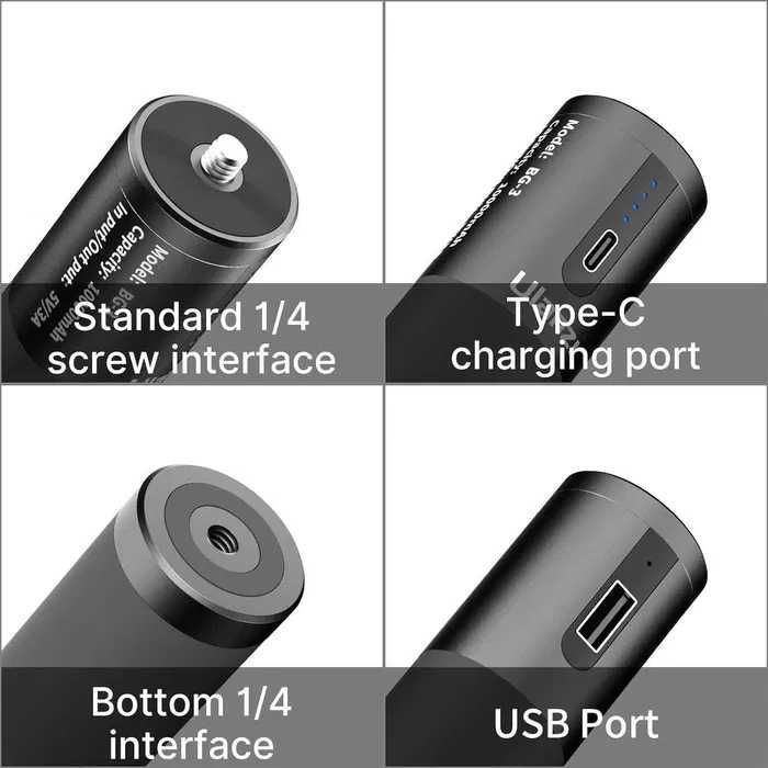 Штатив - пауэрбанк Ulanzi BG-3 10000mAh Power Bank Hand Grip