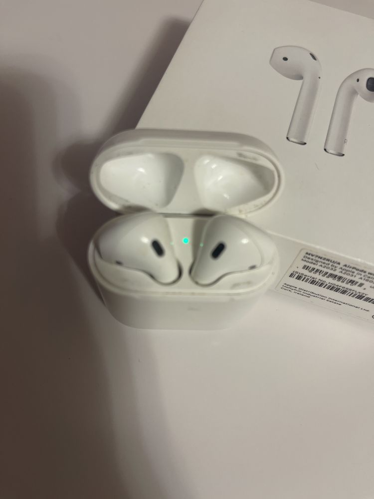 Наушники Apple AirPods with Charging Case белый