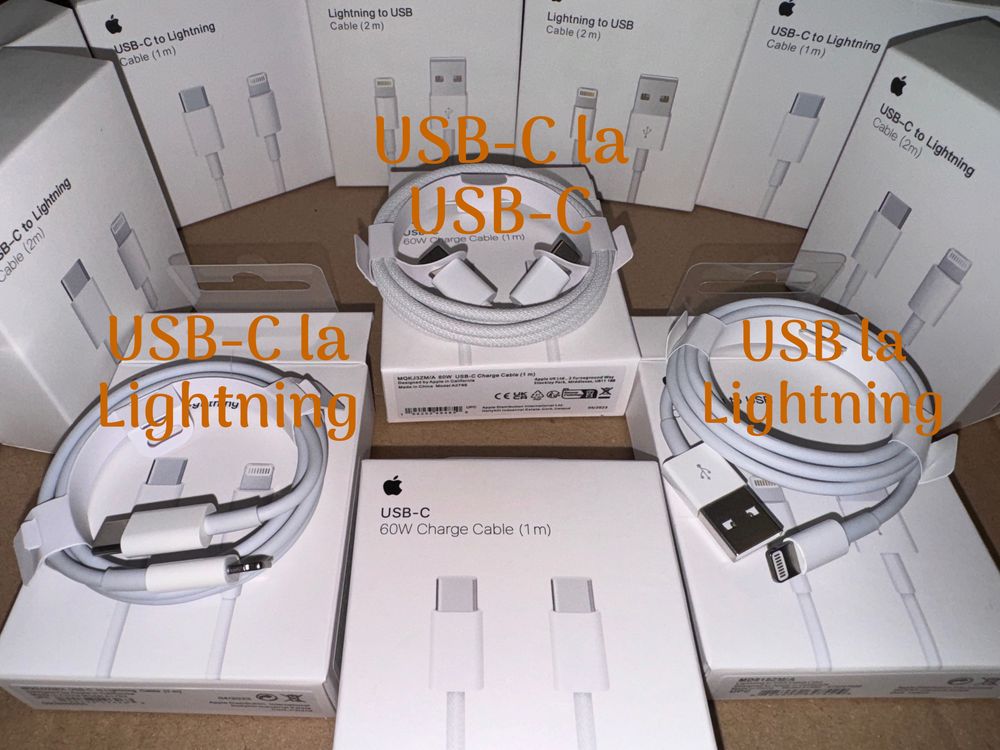 Cablu USB-C/USB iPhone 15 14 13 12 7 8 X XS XR 11 12 13 14