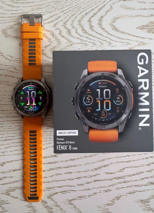 Smart Watch Garmin Fenix 8 Pro 51mm Amoled Saphire