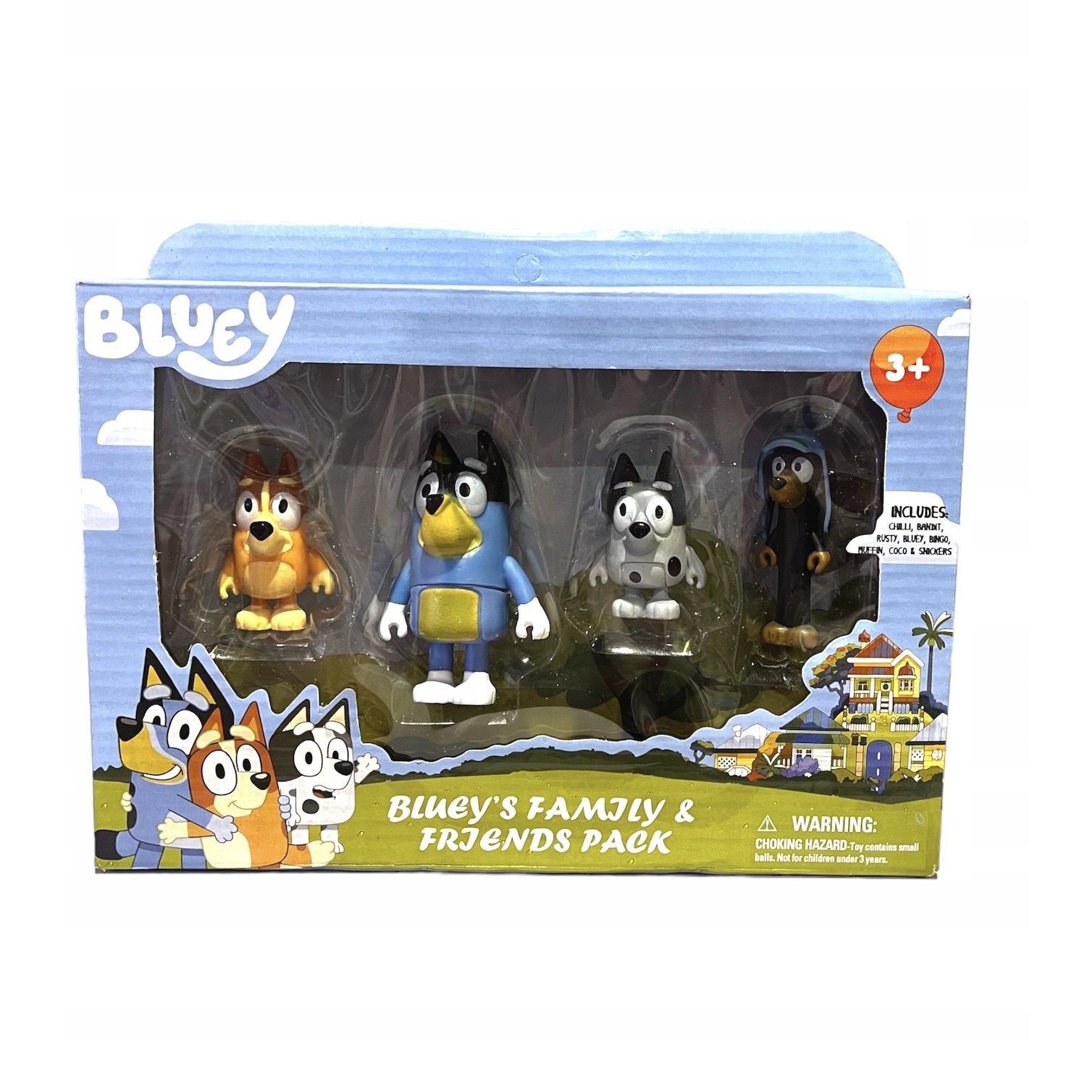 Комплект от 4 фигурки Bluey