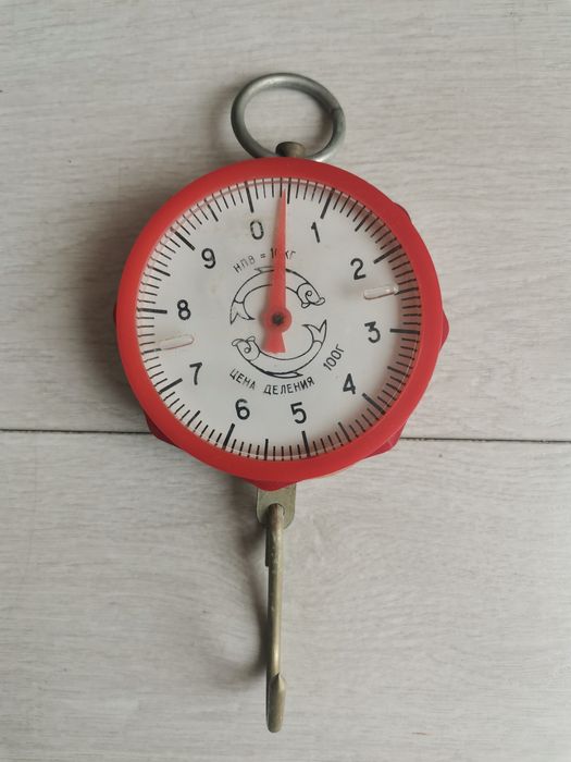 Нов, ретро кантар с кука