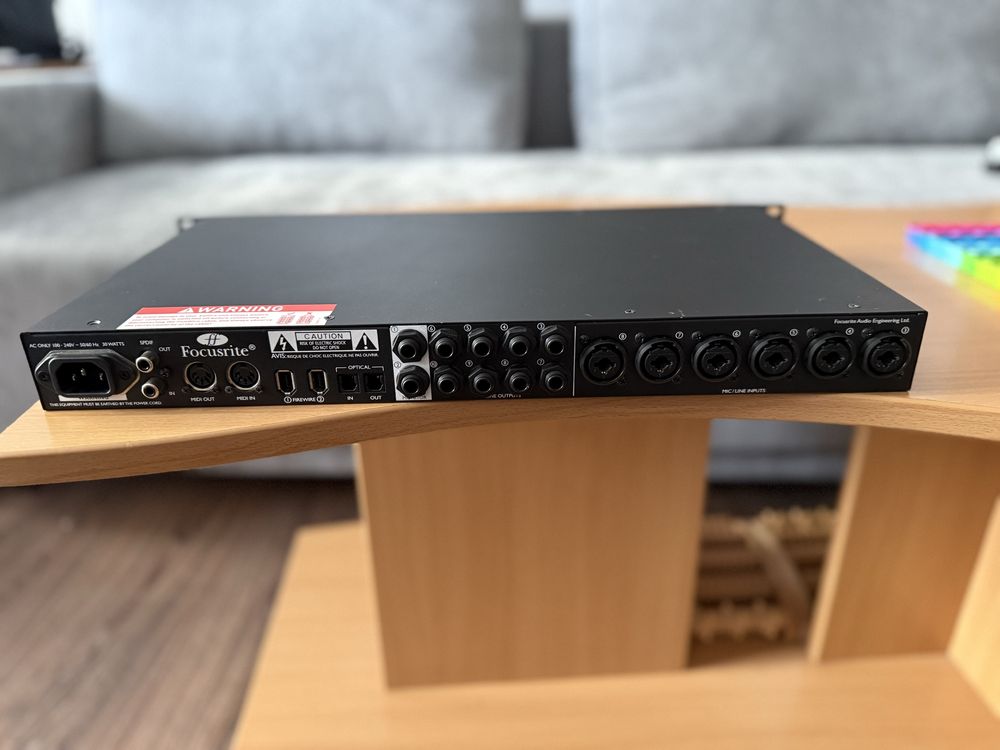 Focusrite Saffire Pro 40 interfața audio