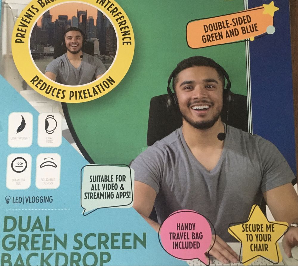 Green screen|2 faces