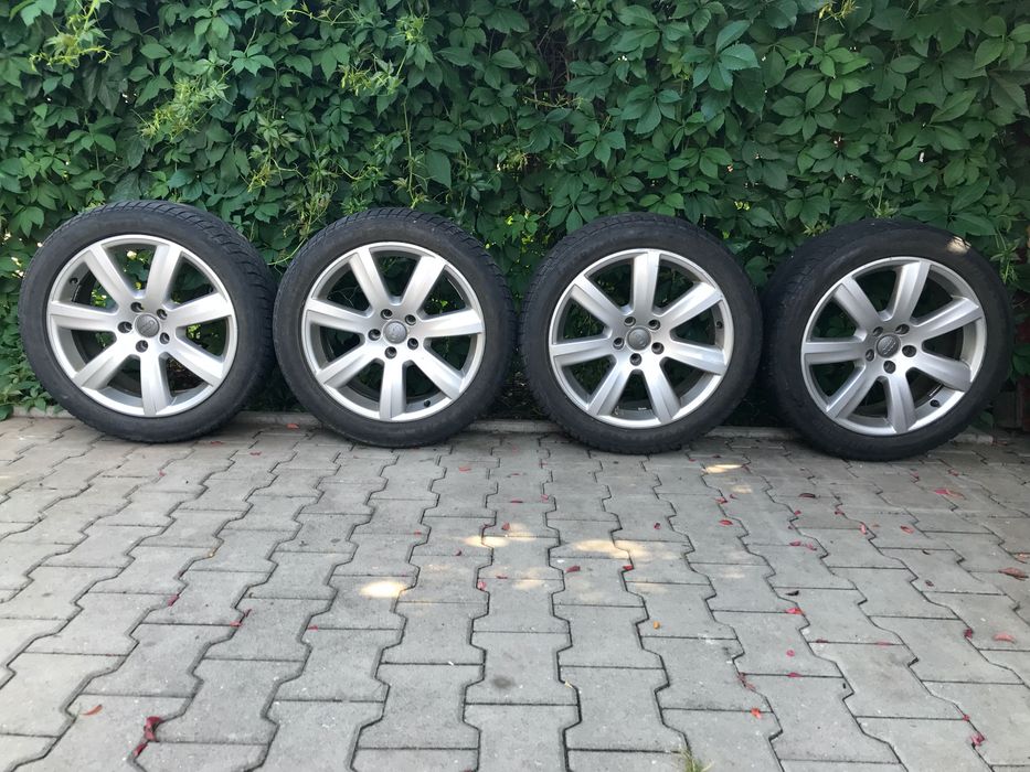Jante aluminiu Audi - VW + cauciucuri iarna 245 45 R18