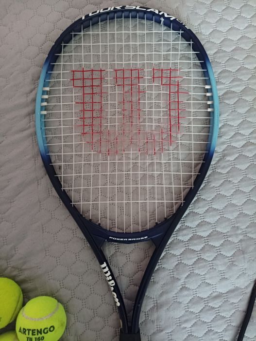 Тенис ракети Wilson и Dunlop с калъф + тенис топки