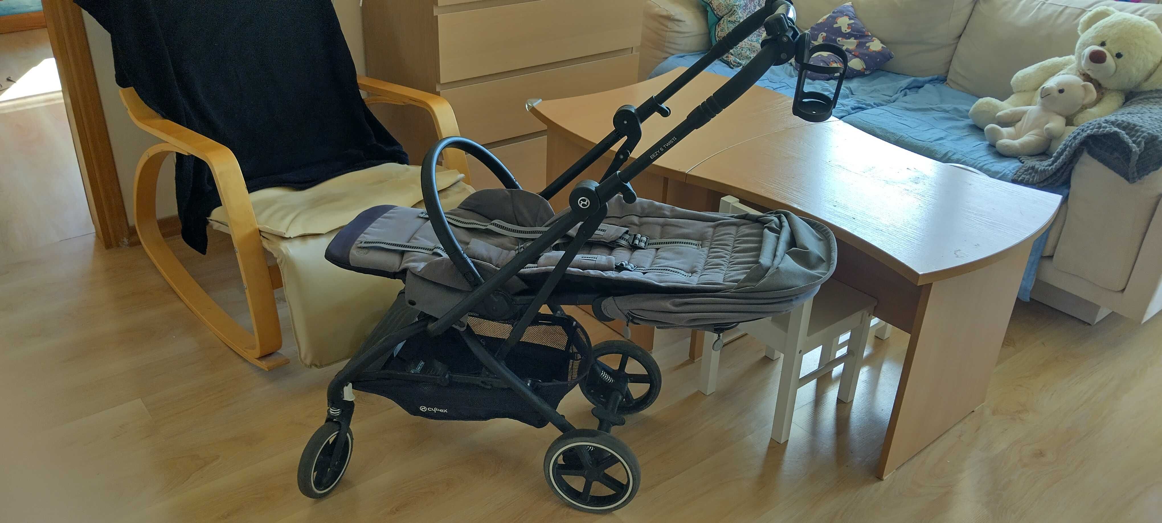 Бебешка количка Cybex Eezy S Twist + 2 в цвят soho grey