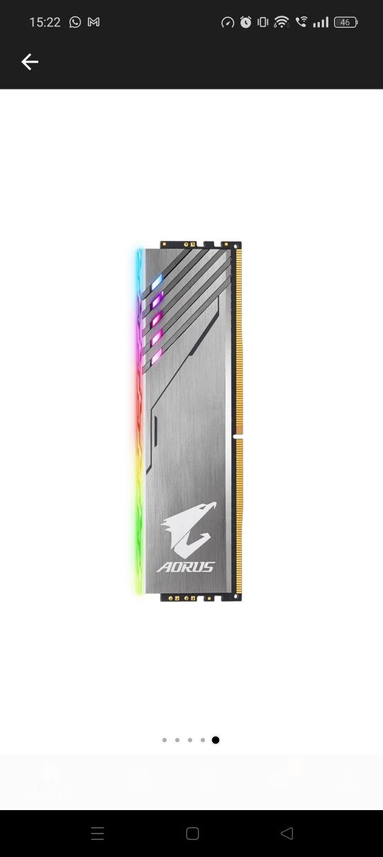 Ram Aorus 3200mhz 16gb (8x2)