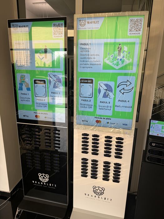 Afacere la cheie: retea statii de incarcare telefoane