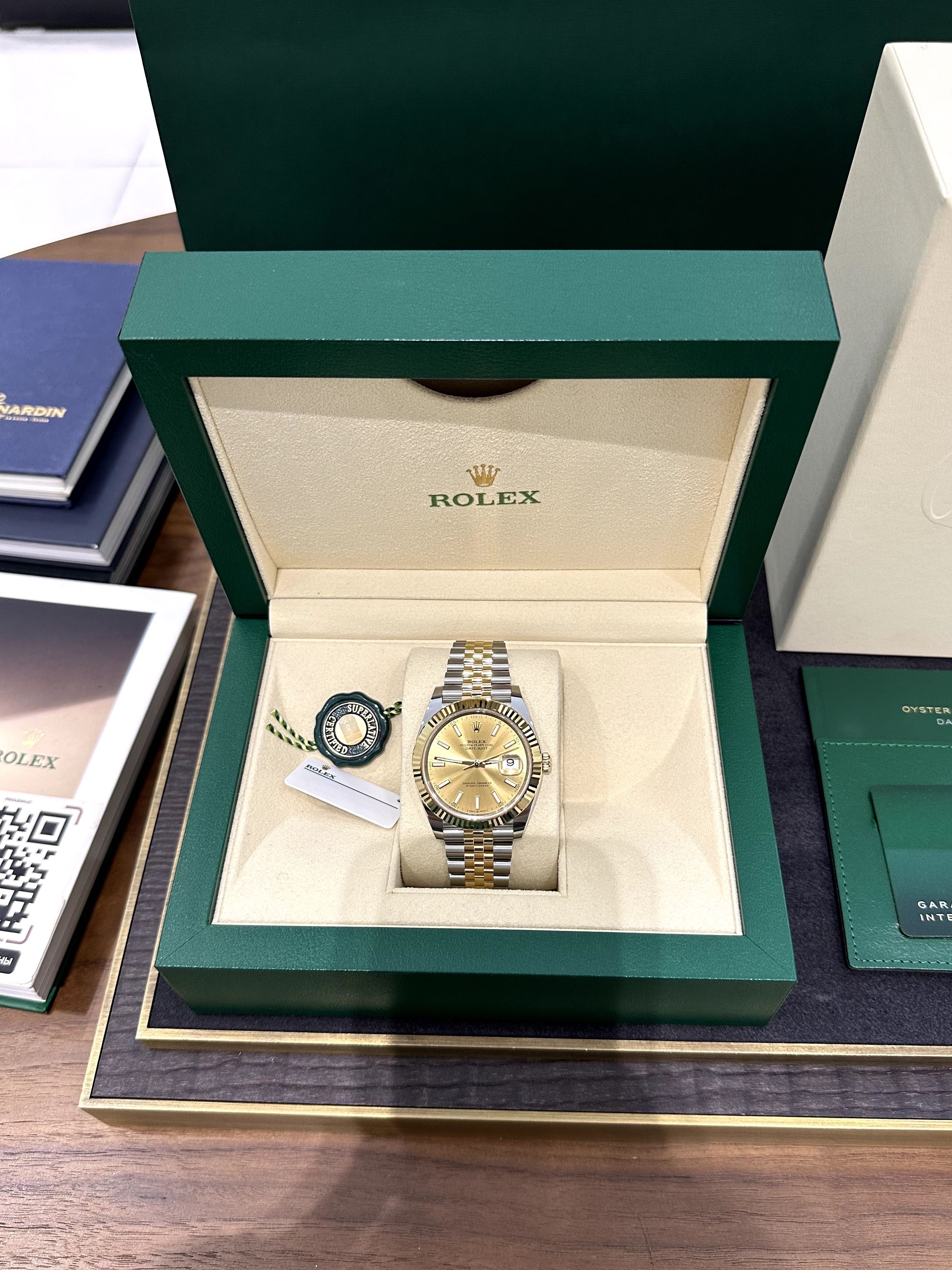 NEW Rolex Datejust 41mm Steel and Yellow Gold 126333