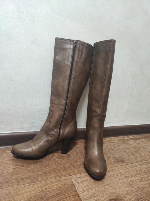 Женские сапоги итальянские [натуральная кожа]