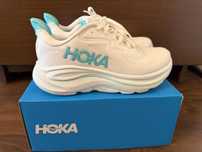 HOKA Clifton 10 - Dama - marime 37 - Alb - Turcoaz - NOI