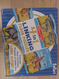 Melissa and Doug 4 in 1 Puzzle Animale Salbatice