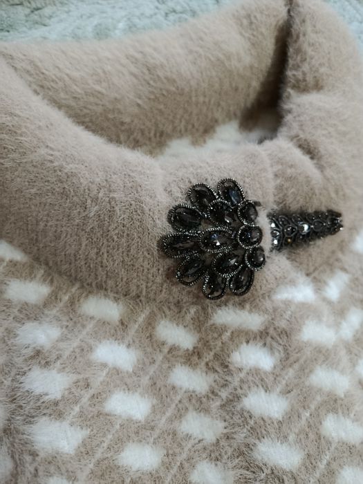 Накидка теплая, мягкая