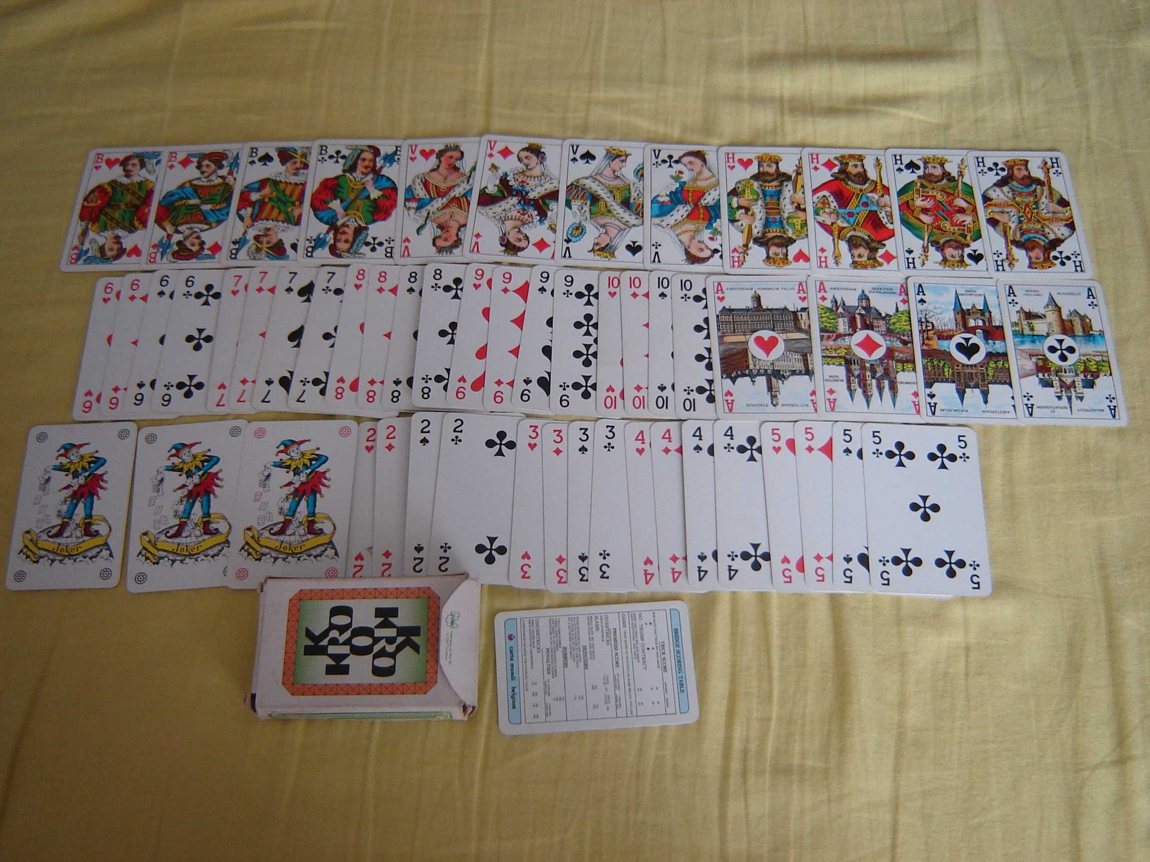 Carti de joc Belgium anii 80-90 noi