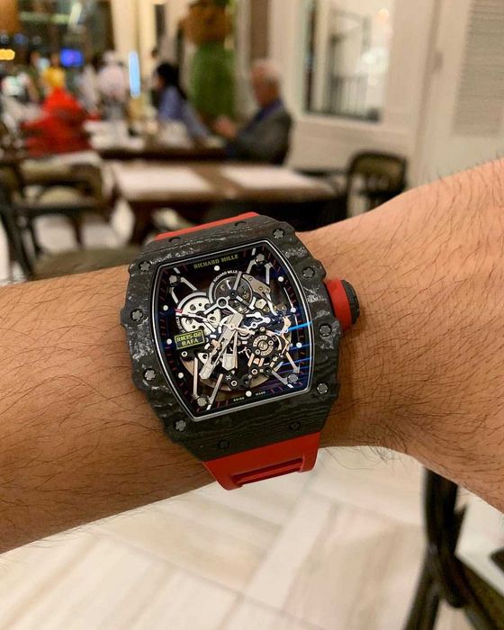 Часовници RM-Rafa 35-02 карбон / червен