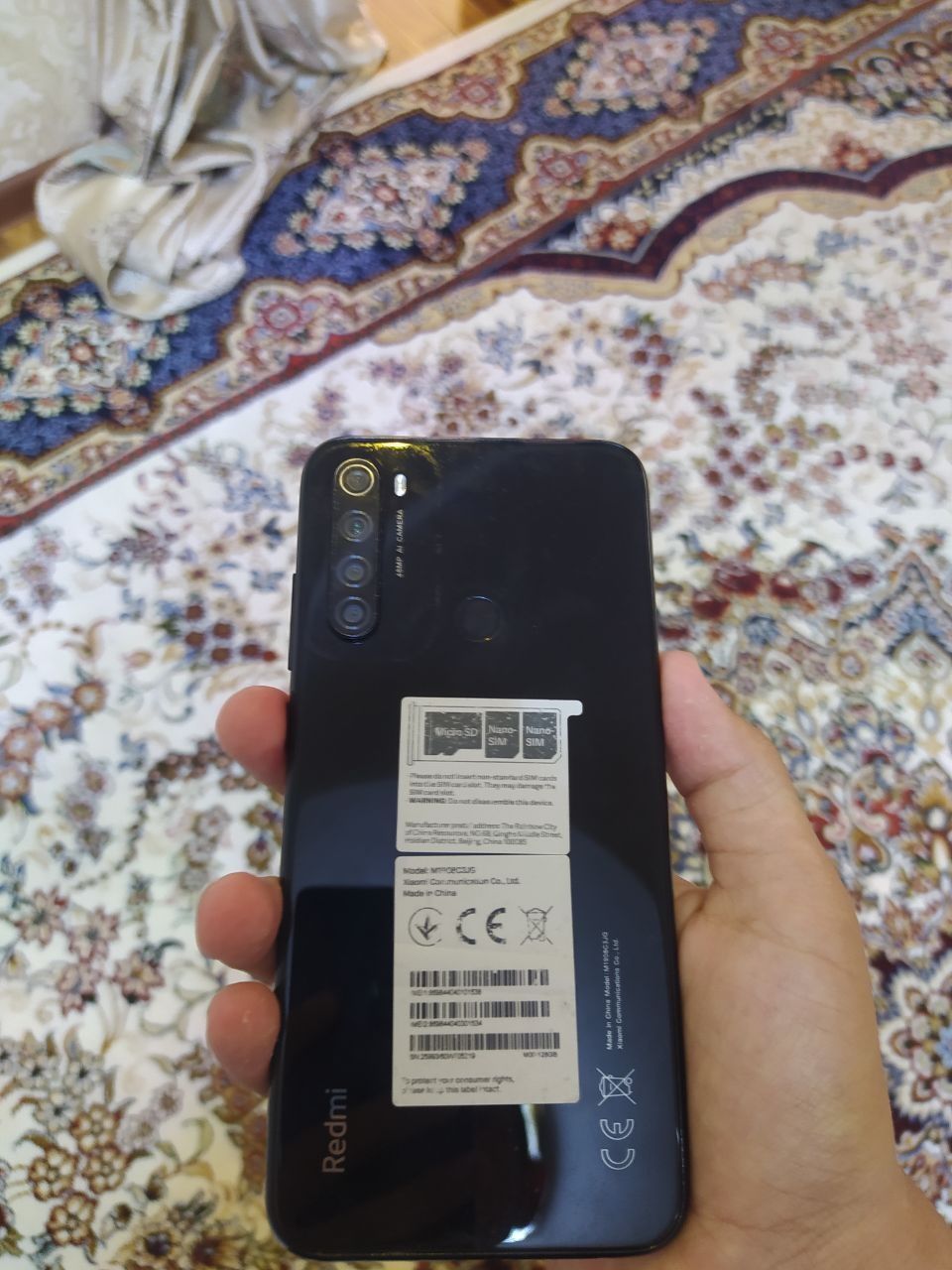 Redmi note 8 Hmma narsasi ishlidi