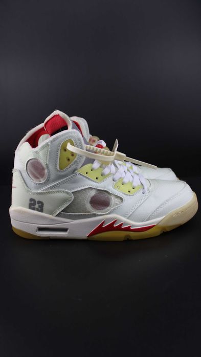 Air Jordan 5 Off-White Sail + CADOU | TRANSPORT GRATUIT