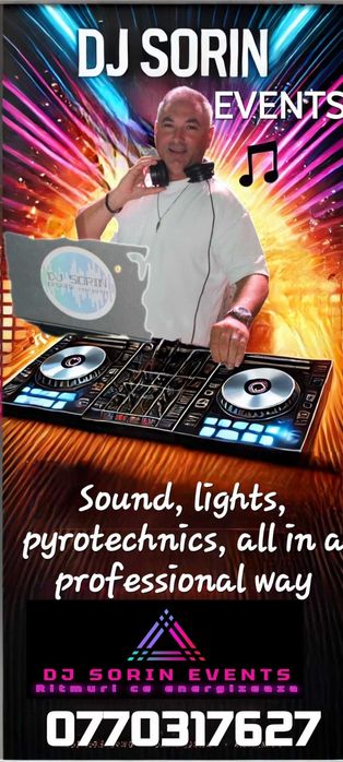DJ pentru nunta, botez, majorate, party, sonorizari conferinte