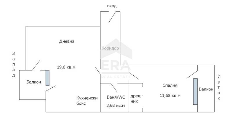 Продава се Двустаен апартамент в Варна, Център - 73 кв.м за 3220 €/кв.м - Снимка #3