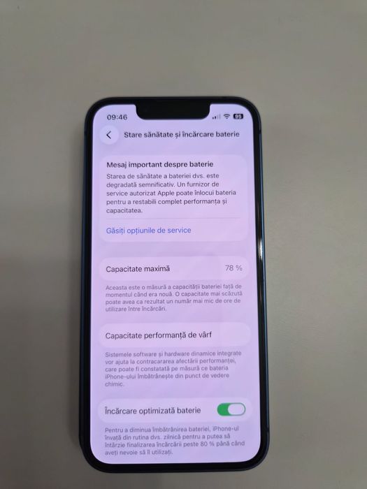 Vand iPhone 13 mini Blue 128GB full pack