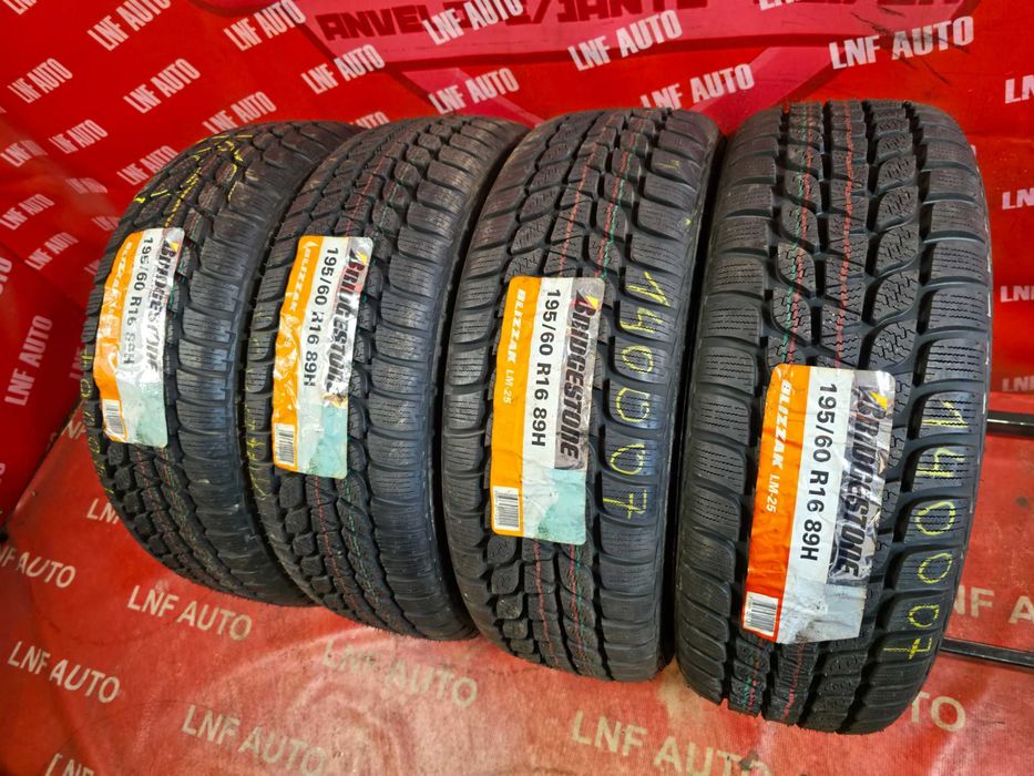 Anvelope de IARNA - 195/60/16 - BRIDGESTONE - NOI - DOT 2011 !