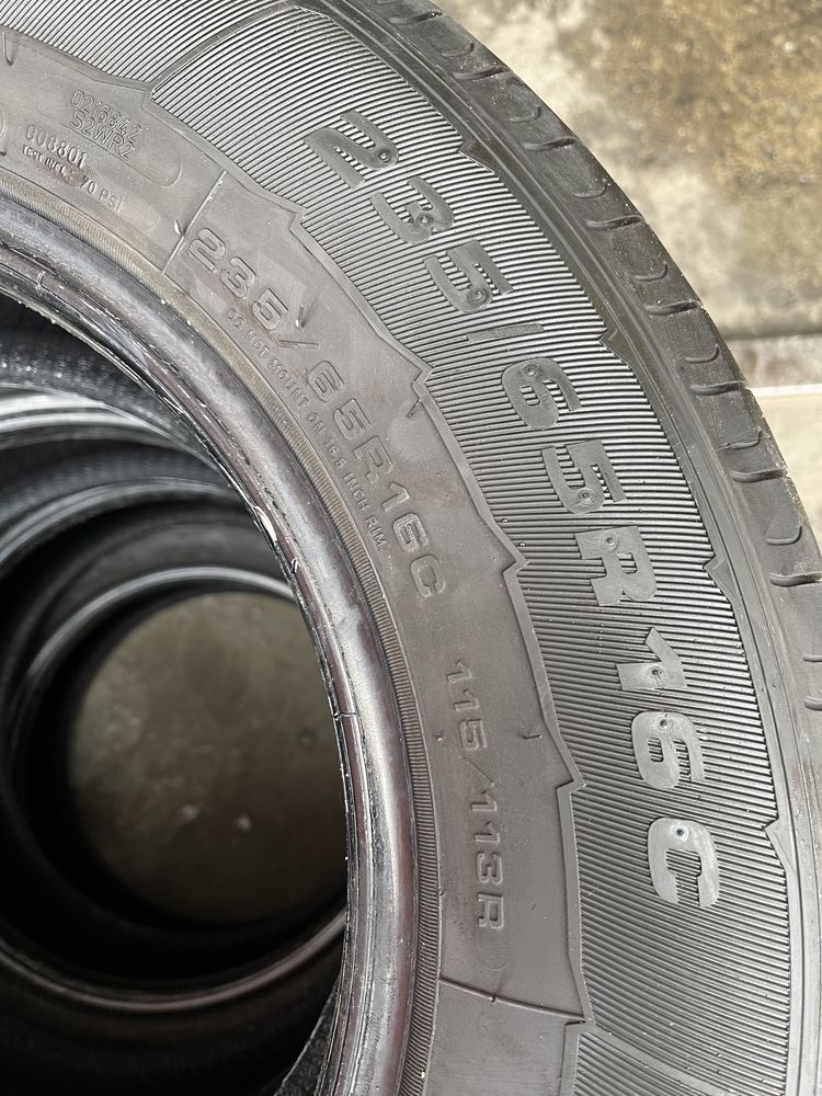 4 anvelope vară Goodyear Marathon, 235/65 R16C, DOT 1018