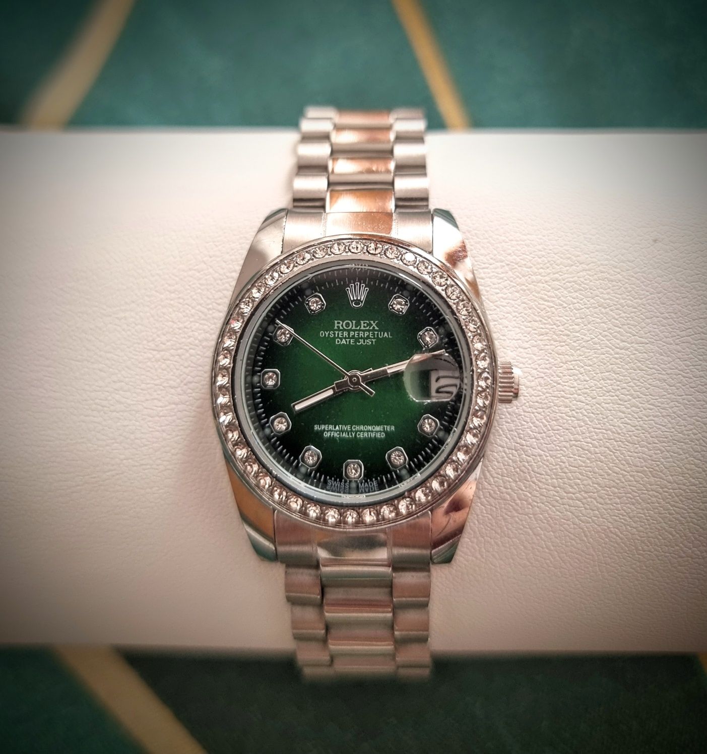 Ceas dama Rolex Oyster Perpetual Datejust Verde


Vand un ceas de dama