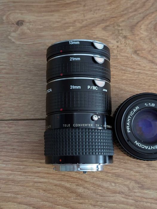 Pentacon Prakticar 2.8/135,  bellows etc vintage, de colectie