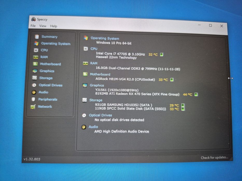 PC Gaming i7 16GB RAM Placa video 8GB CS2 GTA V