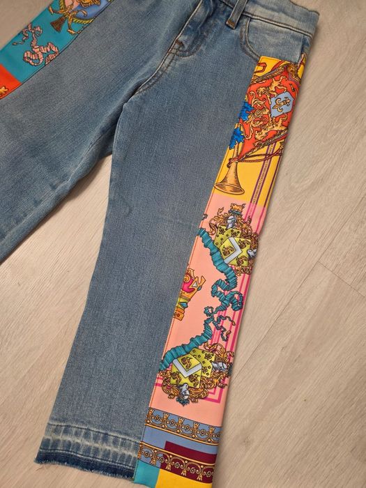 Blugi Versace pentru fetite 4 ani, 104 cm