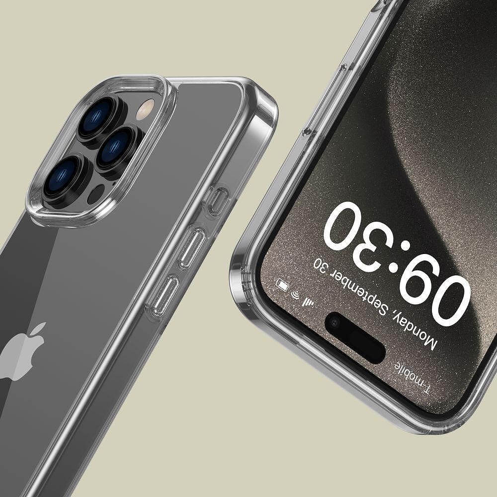 Кейс tech-protect flexair hybrid за iphone 16 pro - прозрачен
