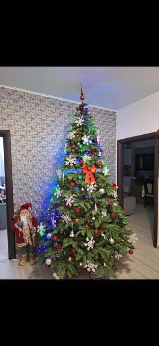 Brad de Crăciun 3m, 4 sectiuni