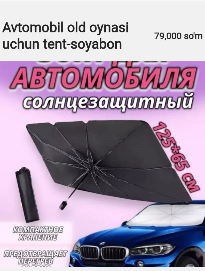 Avtomobil old oynasi uchun soyobon
