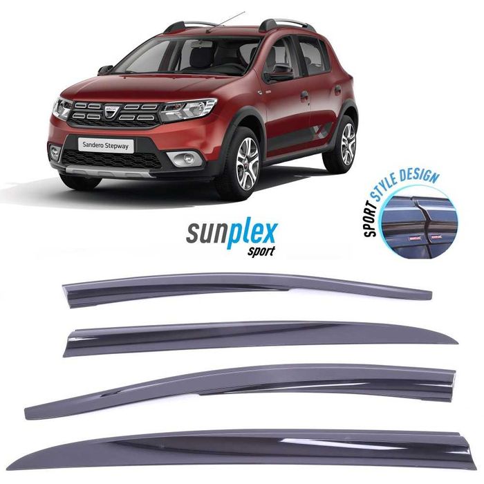 Ветробрани Dacia Sandero Stepway 2012 до 2020 предни задни