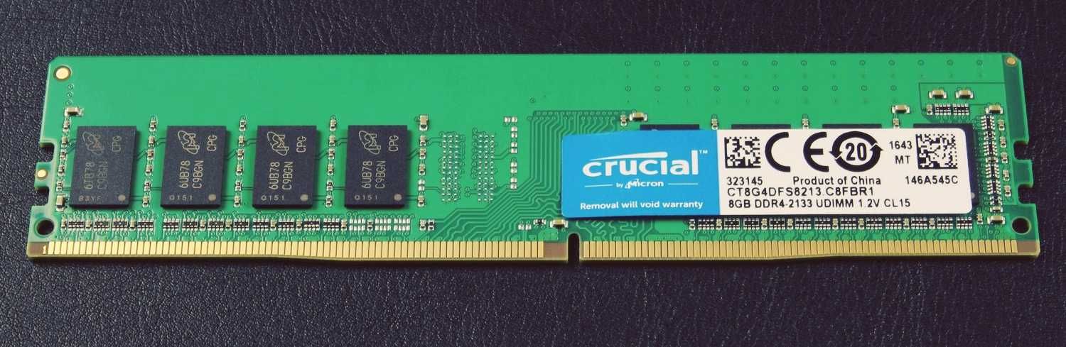 оперативная память 8 Гб. DDR4