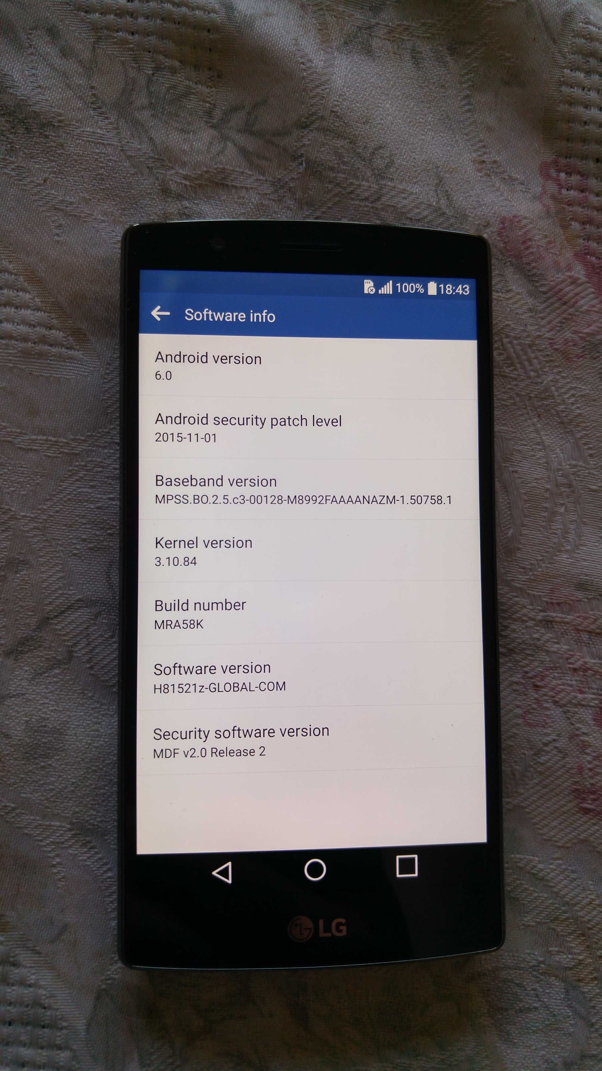Продавам смартфон LG G4 H815  Global
