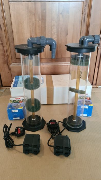 Reactoare cu pat fluidizat + pompe pentru acvarii