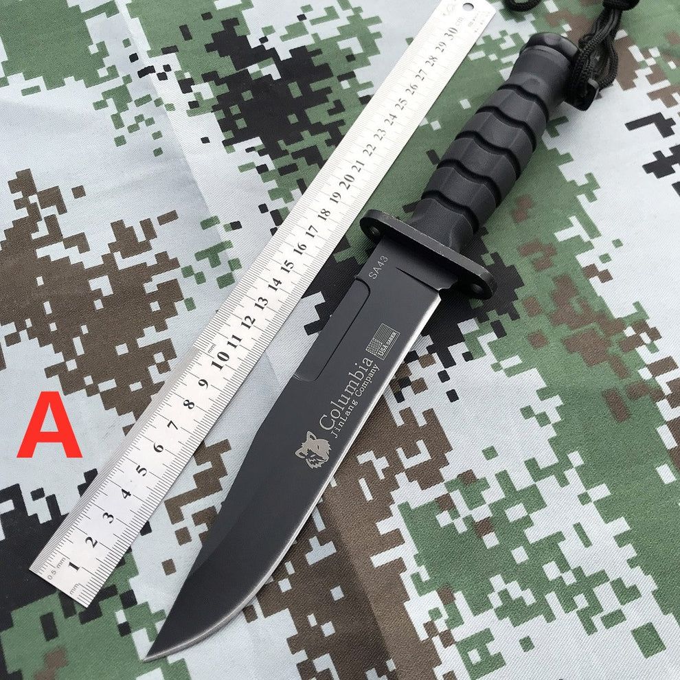 Тактически нож Columbia BLACK TACTICAL за самозащита лов 30,5см