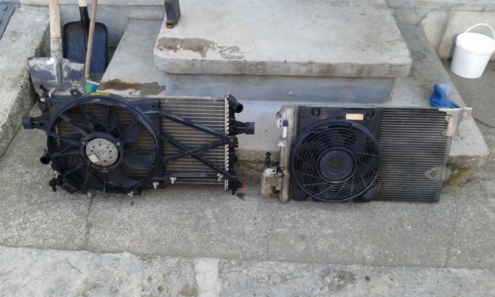 Radiator apa radiator ac ventilatoare astra g 1.6 8v 1.6 16v