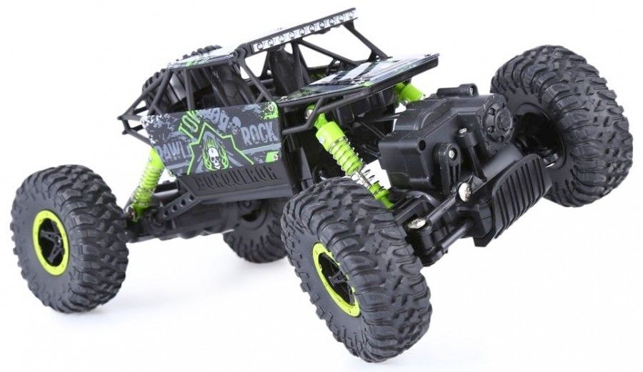 Masinuta HB, Rock Crawler 4WD 1:18 RTR 2.4GHz cu telecomanda - Verde