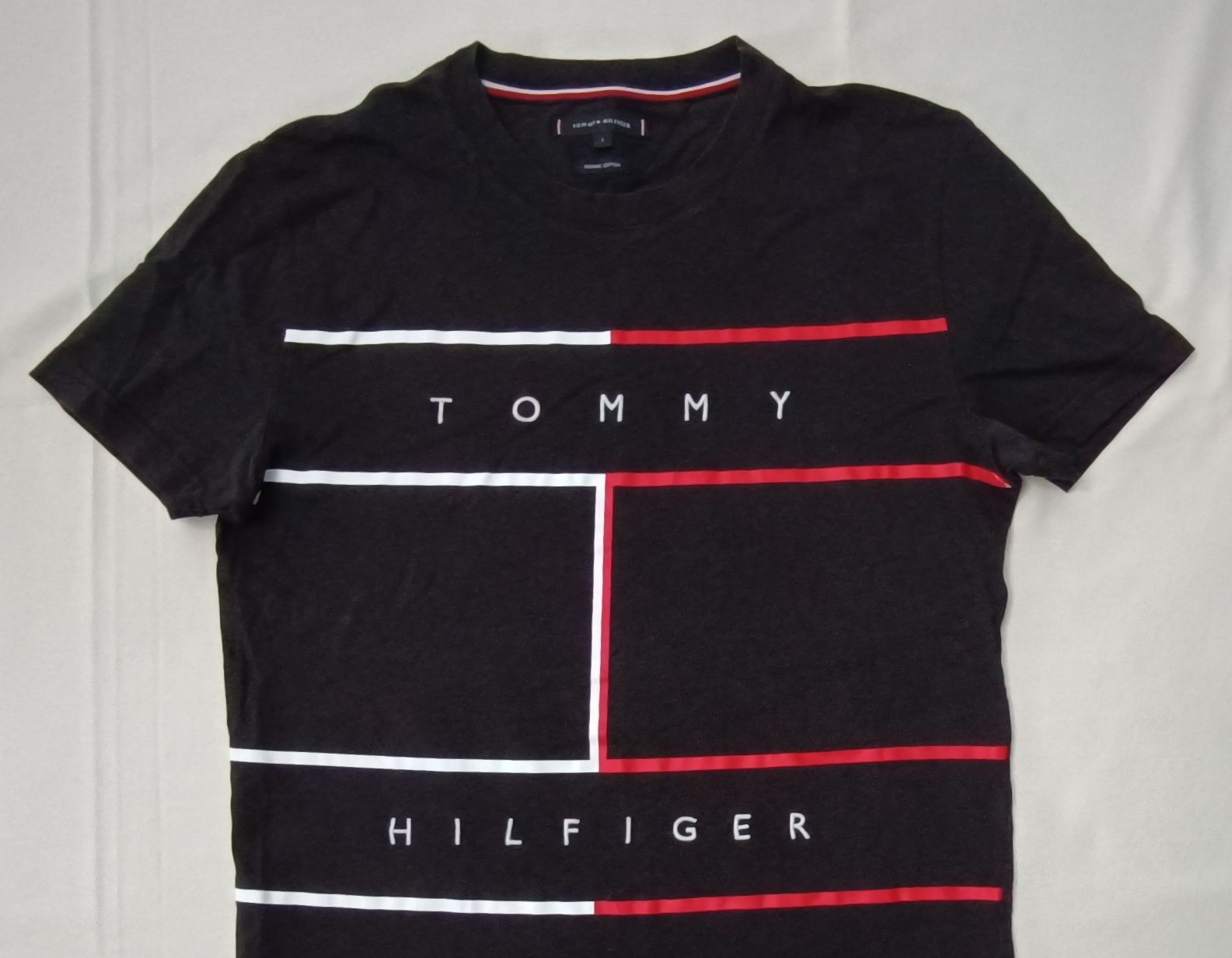 Tommy Hilfiger Flag Tee оригинална тениска M памучна фланелка