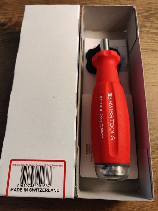 Șurubelniță dinamometrică PB Swiss Tools PB 8317.M | 0.4–2.0 Nm