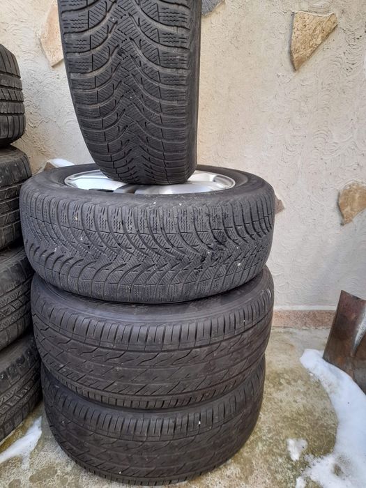 Jante Mercedes, 16 inch cu anvelope 225/55/16 M+S