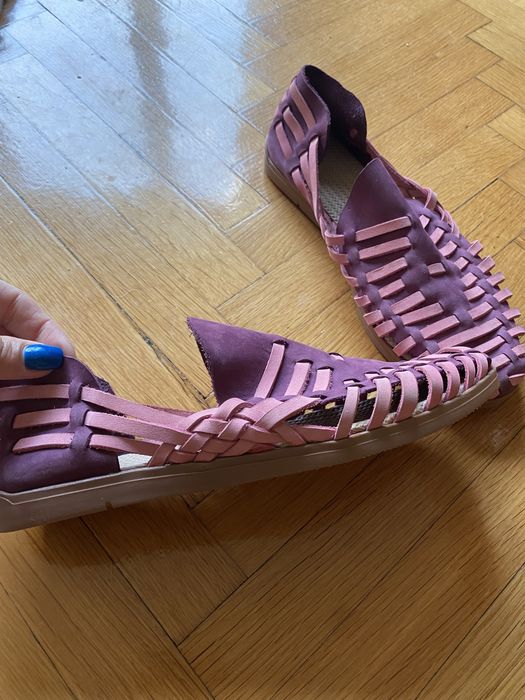 Пролетни еспадрили от естествен велур