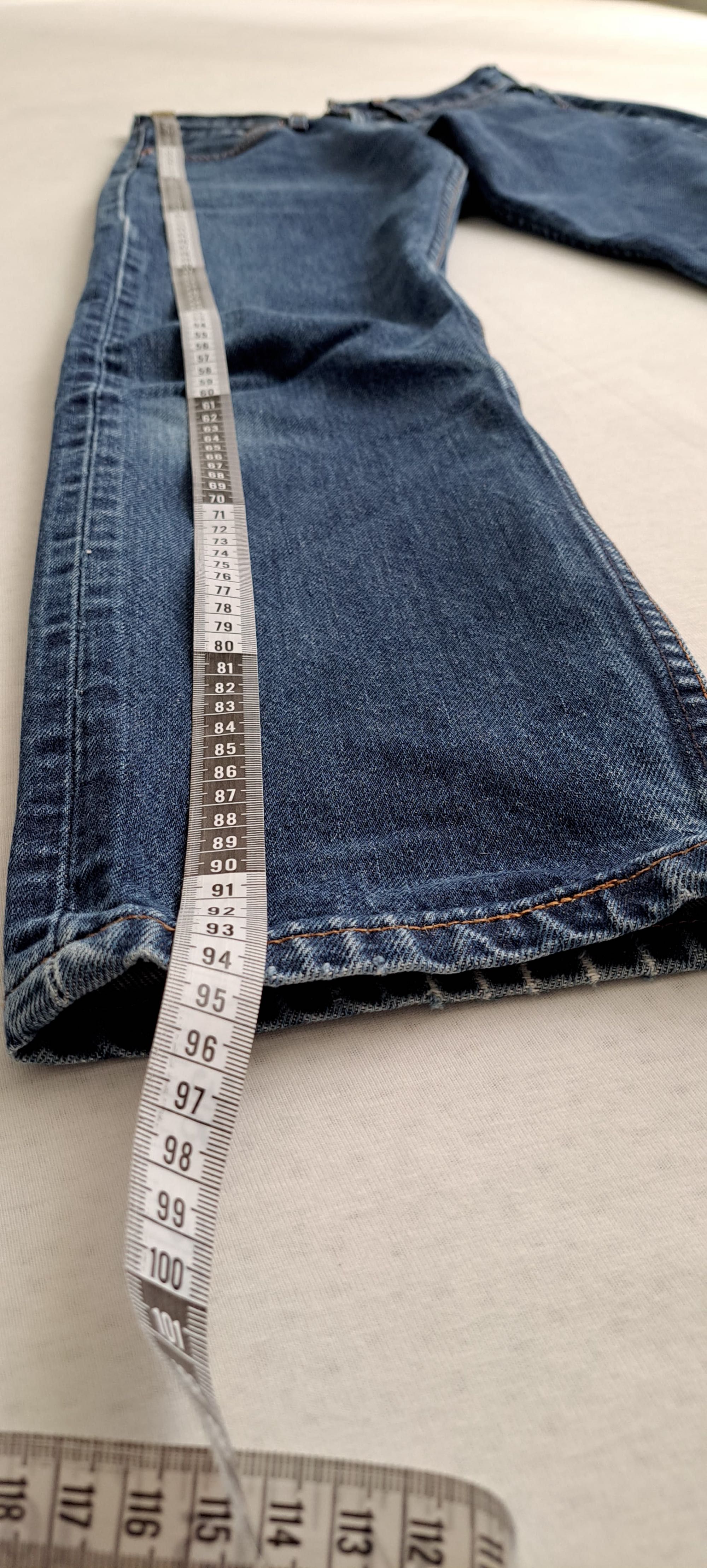 Jeans Levi's 501 W26 W27 XS albastru