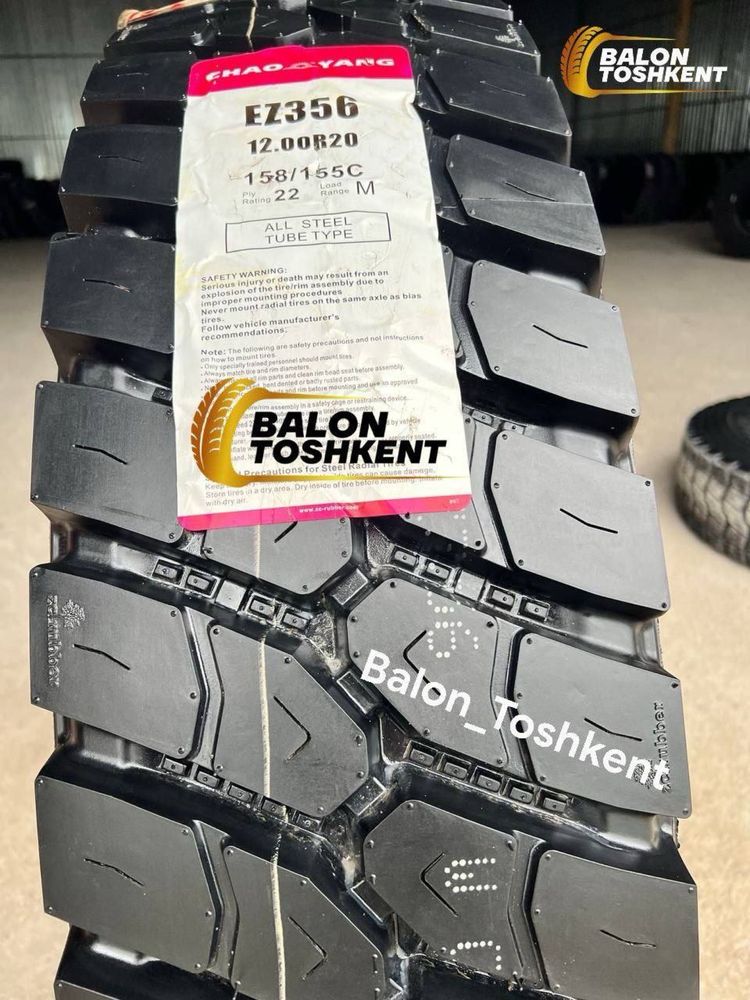 Karer uchun 12.00R20 razmer sifatli balonlar