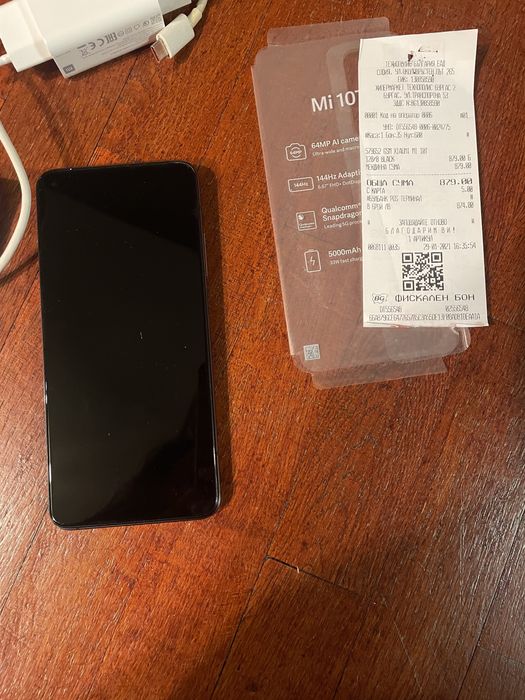 Телефон Xiaomi Mi 10T cosmic black 5G 8GB / 128GB