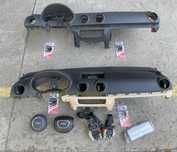 Audi A3 8v plansa bord negru / bej  - kit airbag - centuri siguranta