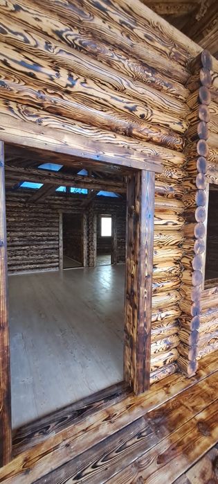 Сase ecocaldurose din bustean intreg